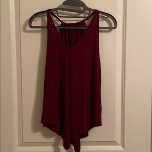 Burgundy Blouse